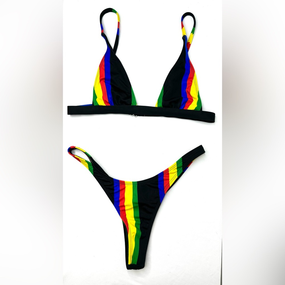 FN Rasta color bikini size small to medium